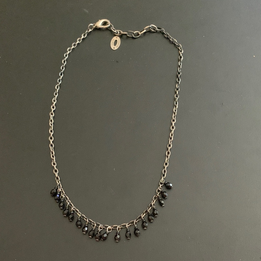 Steve Madden Black Beaded Necklace